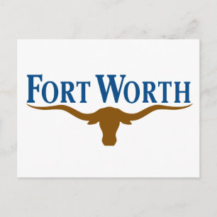 City Flag of Fort Worth (Texas) Postcard
