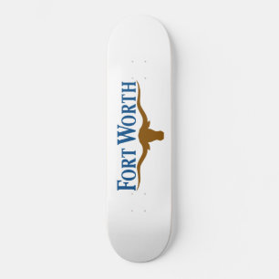 City Flag of Fort Worth (Texas) Skateboard