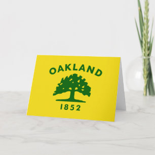 City Flag of Oakland (California) Card