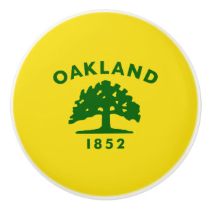 City Flag of Oakland (California) Ceramic Knob