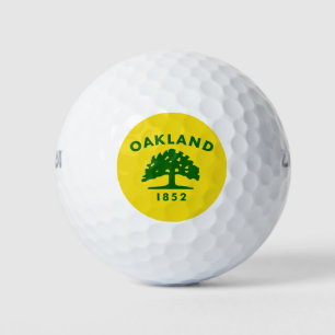 City Flag of Oakland (California) Golf Balls