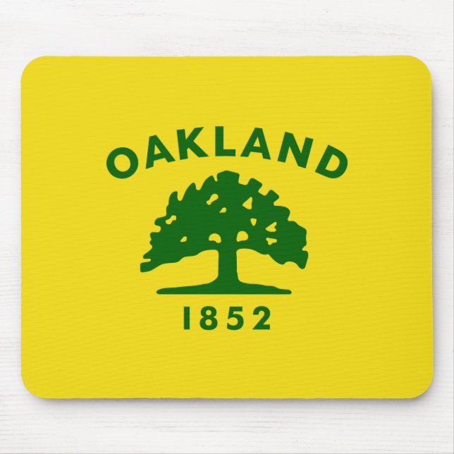 City Flag of Oakland (California) Mouse Mat (Front)