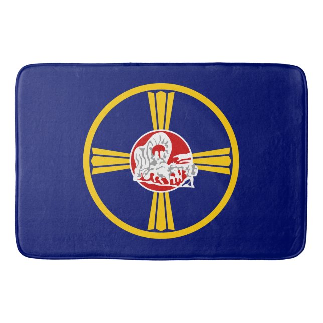 City Flag of Omaha (Nebraska) Bath Mat (Front)