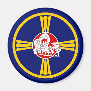 City Flag of Omaha (Nebraska) Magnet