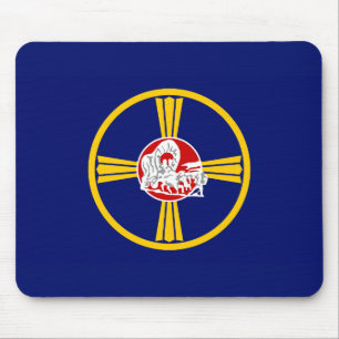 City Flag of Omaha (Nebraska) Mouse Mat