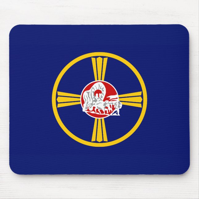City Flag of Omaha (Nebraska) Mouse Mat (Front)