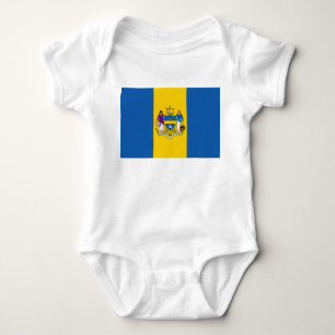 City Flag of Philadelphia (Pennsylvania) Baby Bodysuit