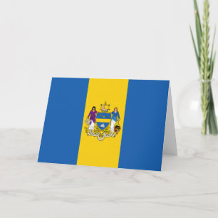 City Flag of Philadelphia (Pennsylvania) Card