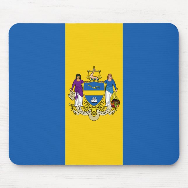 City Flag of Philadelphia (Pennsylvania) Mouse Mat (Front)
