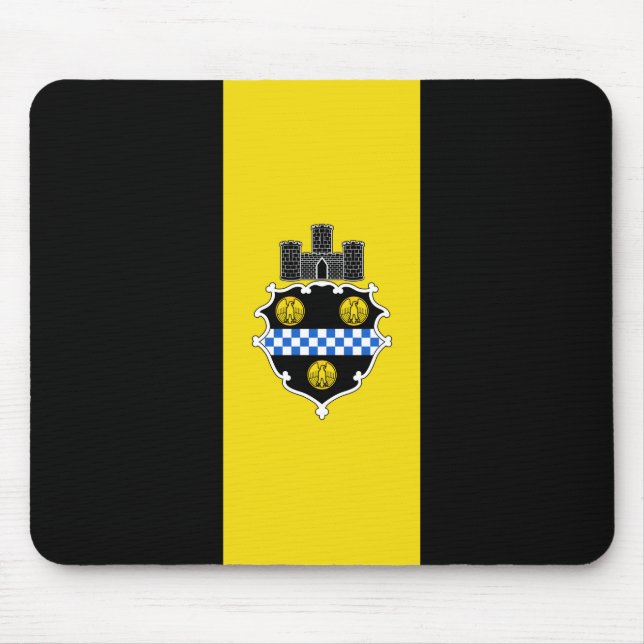 City Flag of Pittsburgh (Pennsylvania) Mouse Mat (Front)