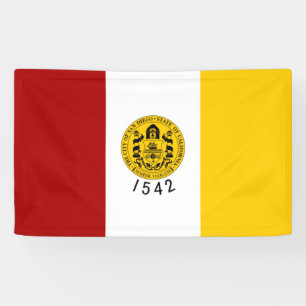 City Flag of San Diego (California) Banner