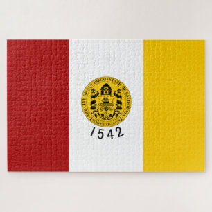 City Flag of San Diego (California) Jigsaw Puzzle