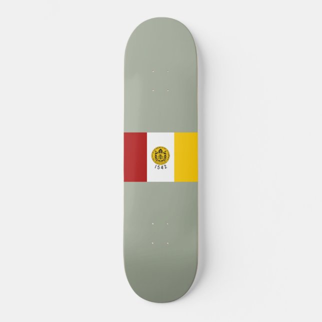 City Flag of San Diego (California) Skateboard (Front)