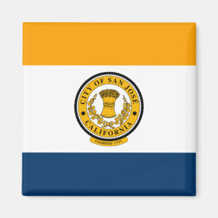 City Flag of San José (California) Magnet