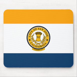 City Flag of San José (California) Mouse Mat
