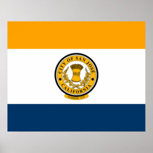 City Flag of San José (California) Poster