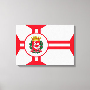 City Flag of São Paulo Canvas Print