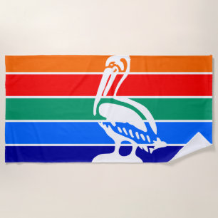 City Flag of St. Petersburg (Florida) Beach Towel