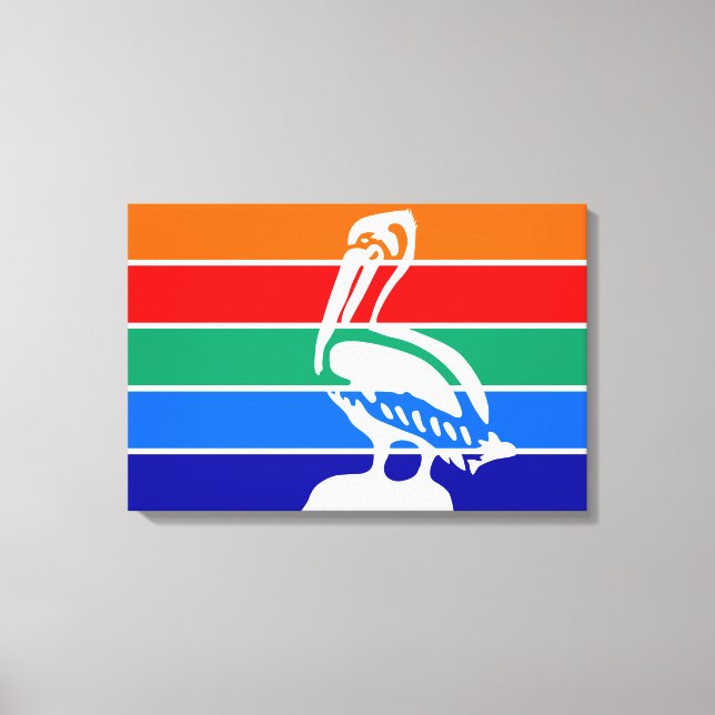 City Flag of St. Petersburg (Florida) Canvas Print (Front)