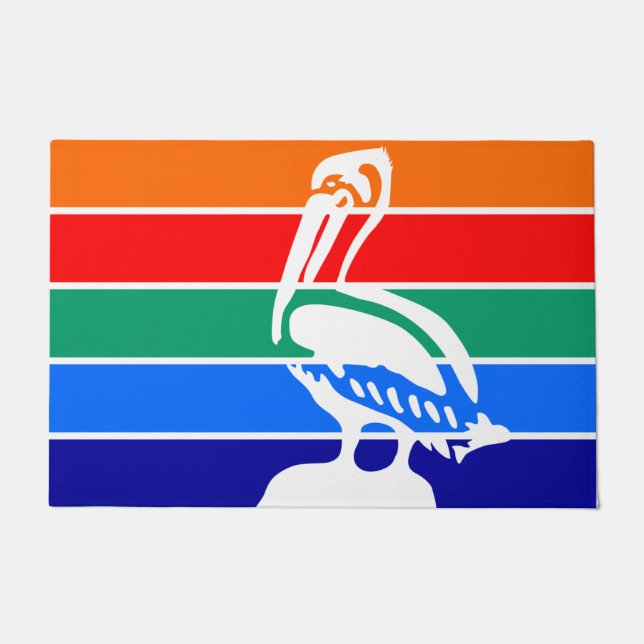 City Flag of St. Petersburg (Florida) Doormat (Front)