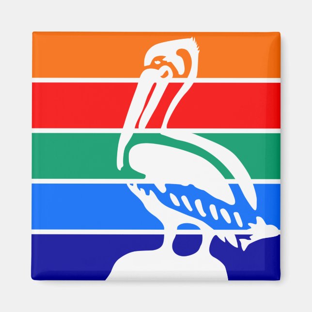 City Flag of St. Petersburg (Florida) Magnet (Front)