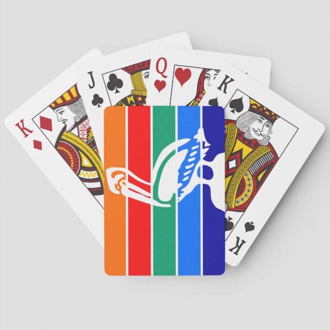 City Flag of St. Petersburg (Florida) Playing Card (Back)
