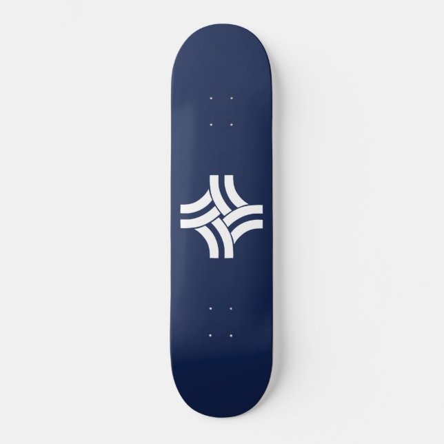 City Flag of Thornton (Colorado) Skateboard (Front)