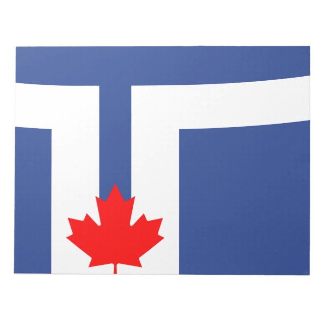 City Flag of Toronto (Canada) Notepad (Front)