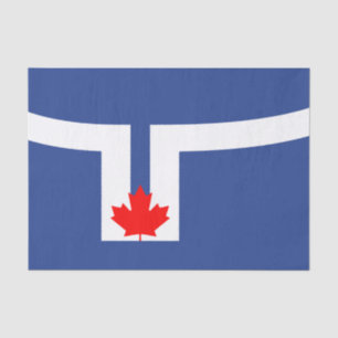 City Flag of Toronto (Canada) Tissue Paper