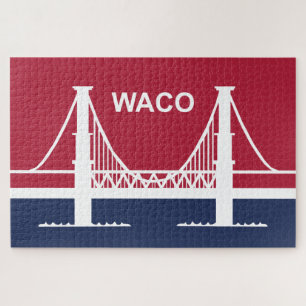 City Flag of Waco (Texas, USA) Jigsaw Puzzle