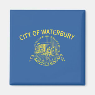 City Flag of Waterbury (Connecticut) Magnet