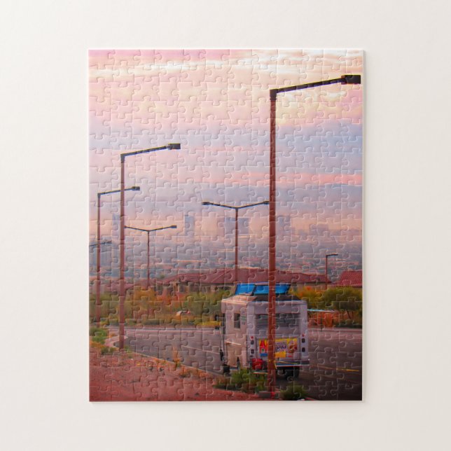 City Food Truck Jigsaw Puzzle (Vertical)