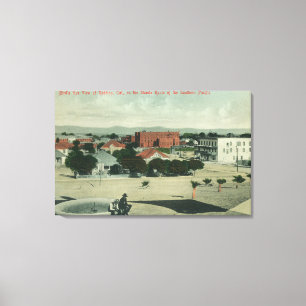 City from Southern Pacific Shasta Route Canvas Print