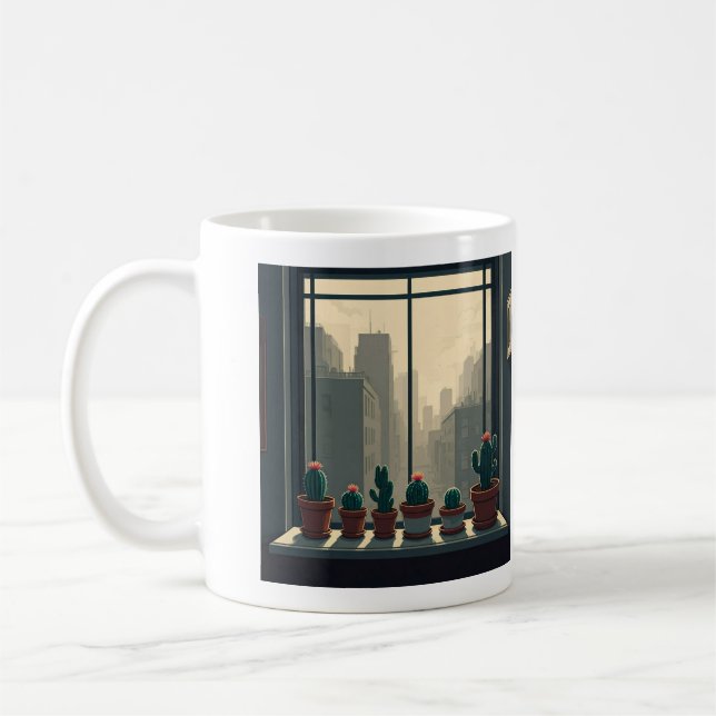 City gardener cactus mug (Left)