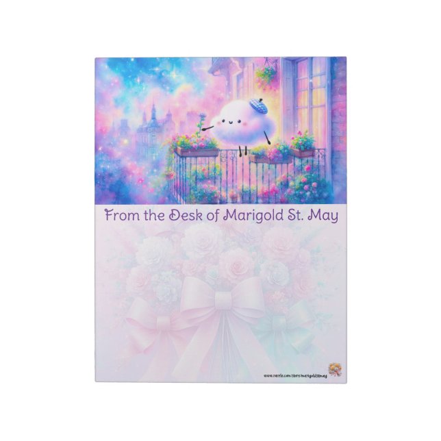 City Gardening Cloud Notepad (Rotated)