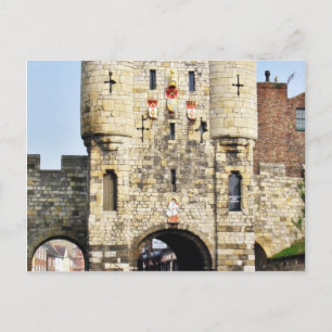City Gate In York In North Yorkshire Postcard