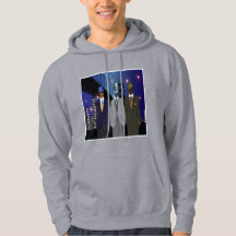 "City Gents" Nightlife Elegance Hoodie