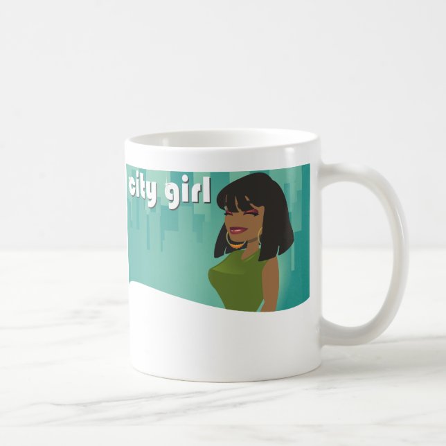 city girl 3 coffee mug (Right)