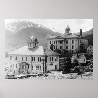 City Hall and Courthouse in Juneau Poster