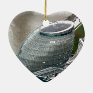 City Hall London England Ceramic Tree Decoration