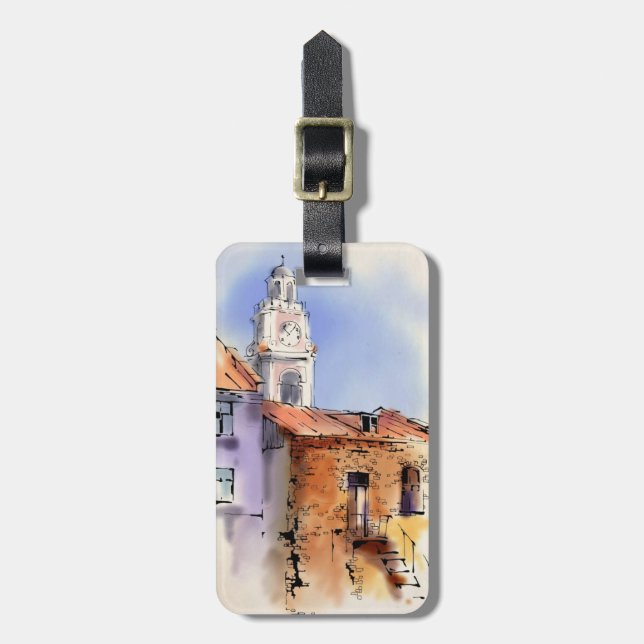 City Hall Luggage Tag (Front Vertical)