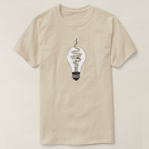 City Highway Light Bulb – Unisex Minimalist Tshirt