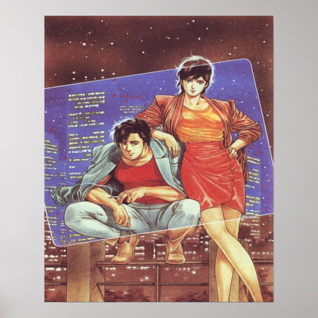 City Hunter Ryo Saeba  Kaori Poster (Front)