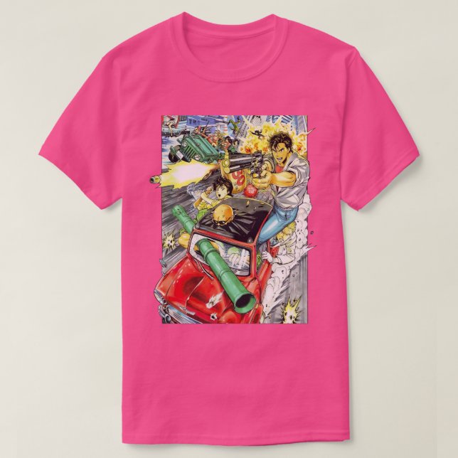 City Hunter Ryo Saeba Team T-Shirt (Design Front)