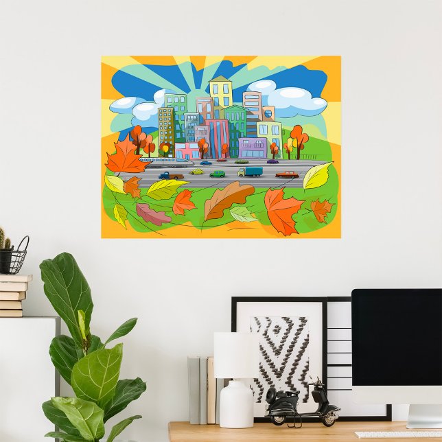 City In Autumn Poster (Creator Uploaded)