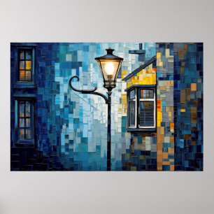 City Landscape Art Decor Paint Mosaic 
