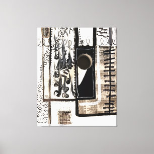 City Language Stretched Canvas Print