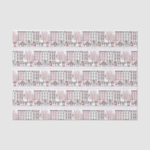 City Life at Christmas Tissue paper