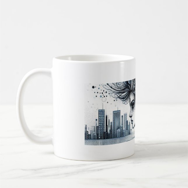 City Life  Coffee Mug (Left)