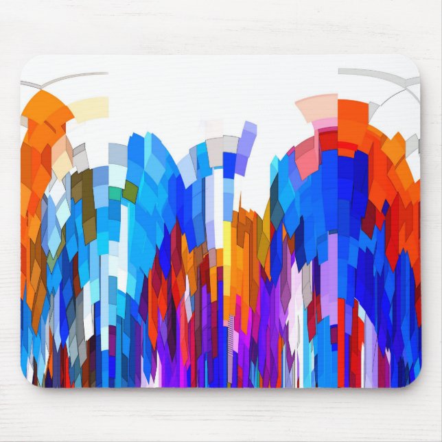 City life mouse mat (Front)